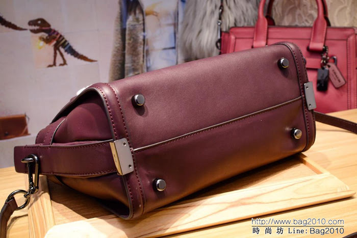 COACH蔻馳 代購正品 Coach新款 swagger27 專櫃新款 光面牛皮 手提斜挎包 F12111  Chz1344